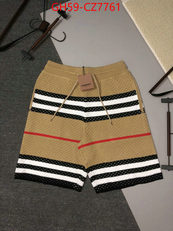 Clothing-Burberry top fake designer ID: CZ7761 $: 59USD