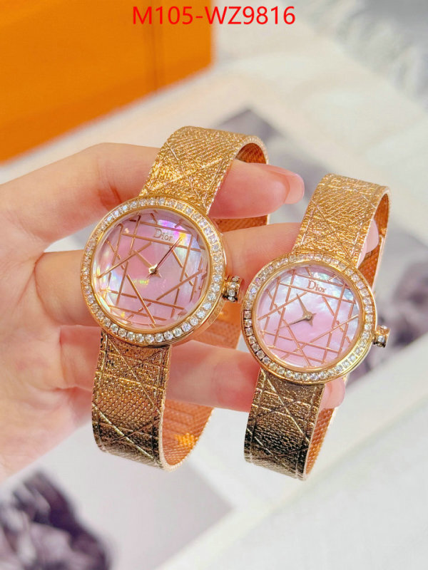 Watch(4A)-Dior buy 1:1 ID: WZ9816 $: 105USD