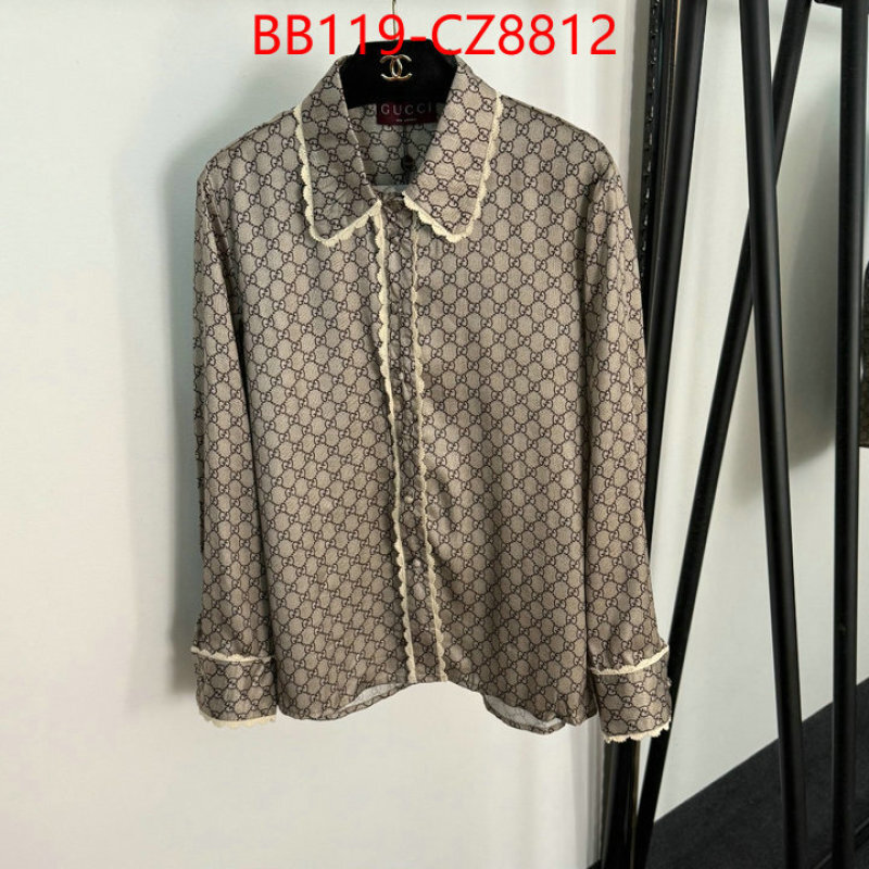 Clothing-Gucci what's best ID: CZ8812 $: 119USD