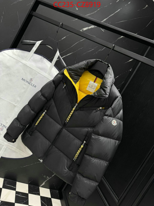 Down jacket Men-Moncler the best ID: CZ8919 $: 235USD