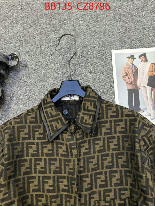 Clothing-Fendi aaaaa+ quality replica ID: CZ8796 $: 135USD