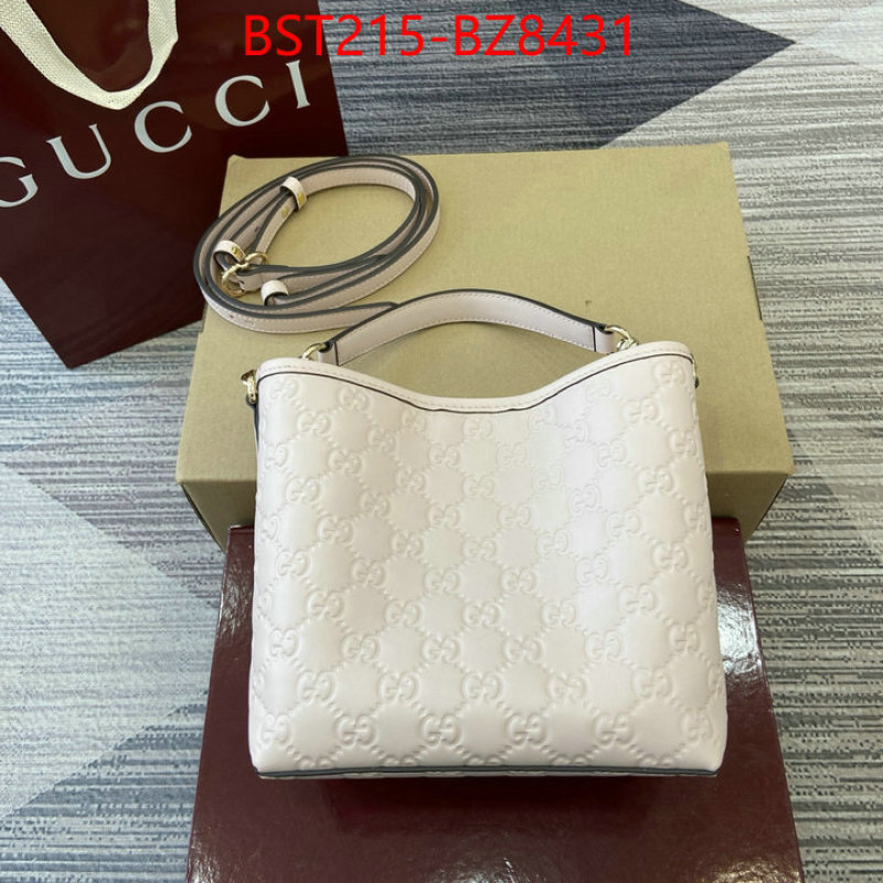 Gucci Bags(TOP)-Bucket bag- best like ID: BZ8431 $: 215USD,