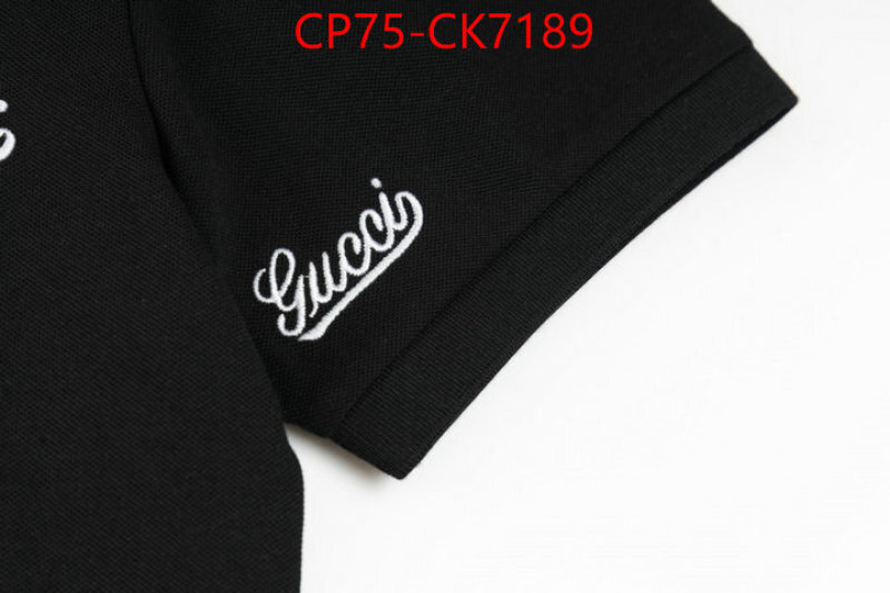 Clothing-Gucci wholesale sale ID: CK7189 $: 75USD