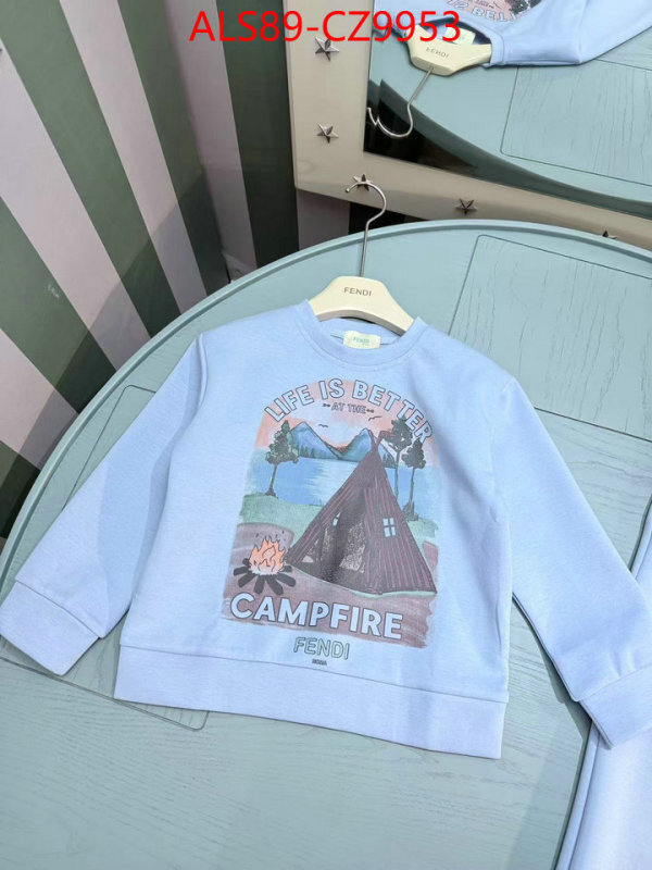 Kids clothing-Fendi top quality ID: CZ9953 $: 89USD