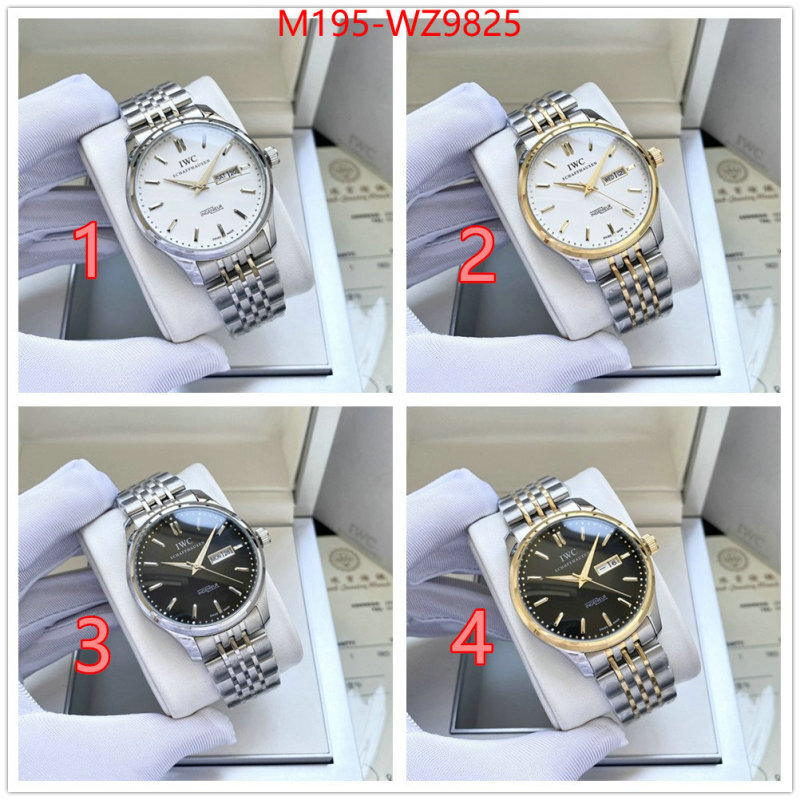 Watch(4A)-IWC luxury fashion replica designers ID: WZ9825 $: 195USD