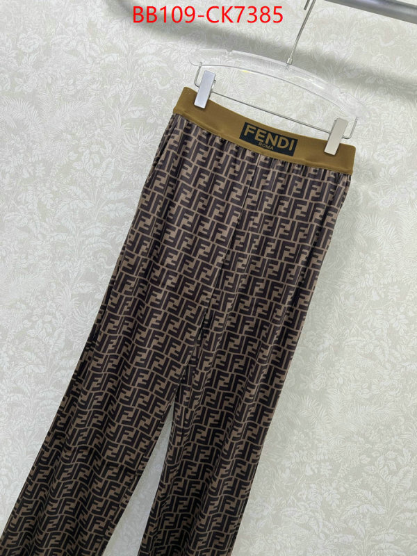 Clothing-Fendi what best replica sellers ID: CK7385 $: 109USD