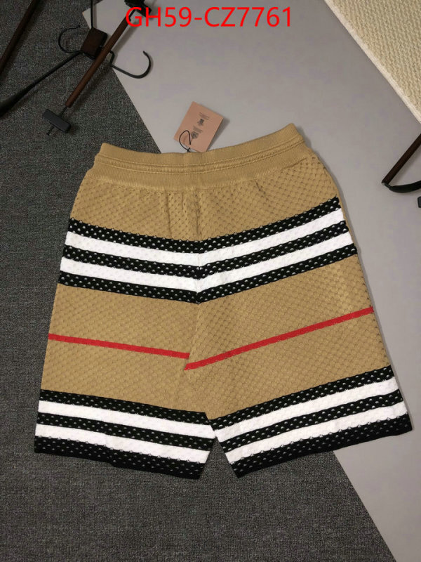 Clothing-Burberry top fake designer ID: CZ7761 $: 59USD