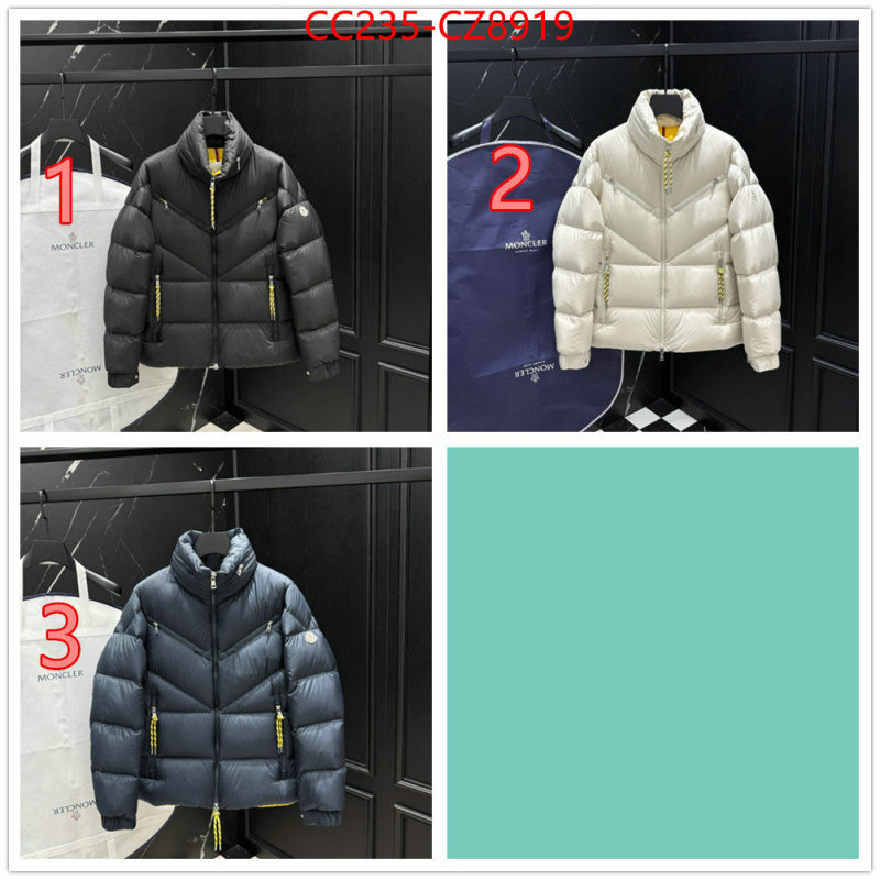 Down jacket Men-Moncler the best ID: CZ8919 $: 235USD