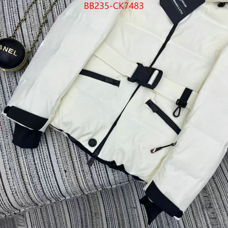 Down jacket Women-Moncler the best quality replica ID: CK7483 $: 235USD