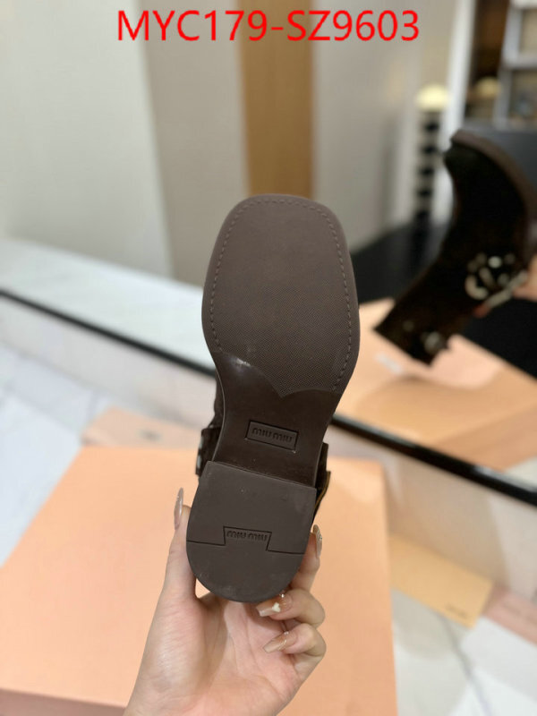 Women Shoes-Miu Miu high-end designer ID: SZ9603 $: 179USD