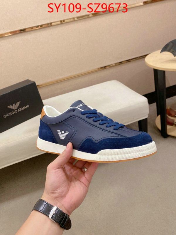 Men shoes-Armani top perfect fake ID: SZ9673 $: 109USD