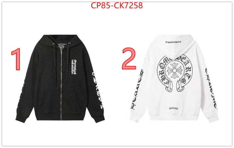 Clothing-Chrome Hearts replcia cheap from china ID: CK7258 $: 85USD