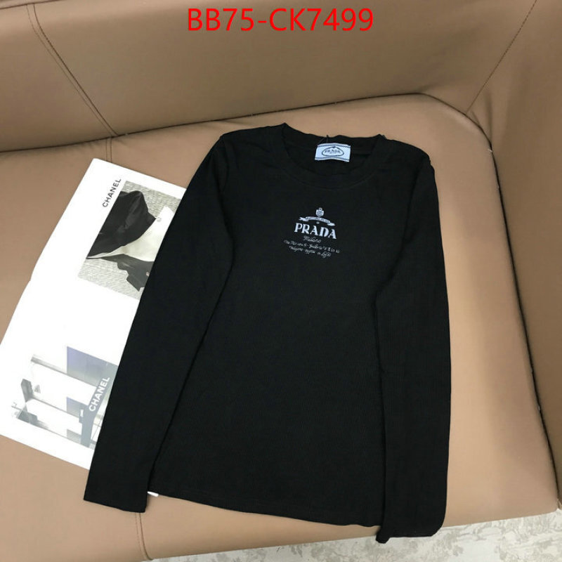 Clothing-Prada customize the best replica ID: CK7499 $: 75USD