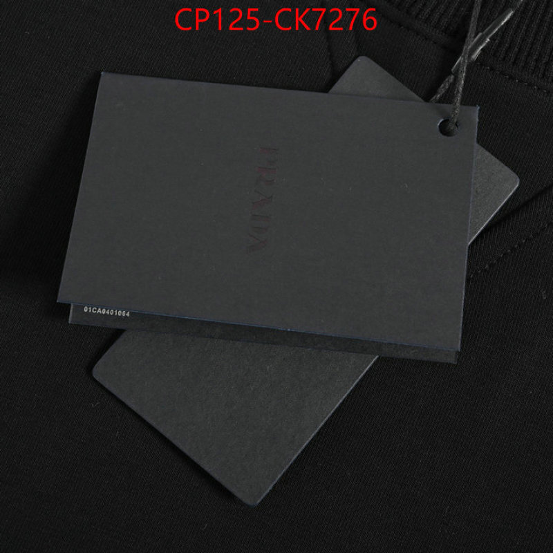 Clothing-Prada designer replica ID: CK7276 $: 125USD