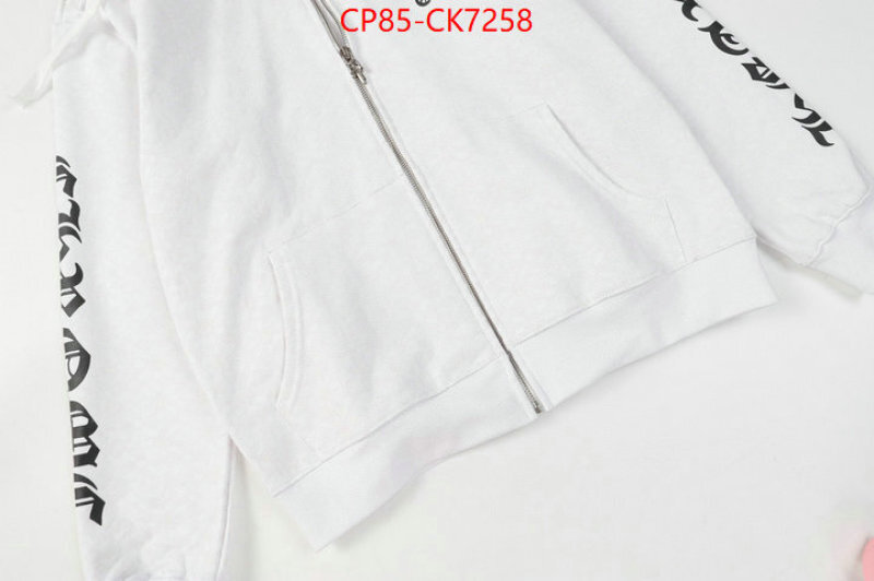 Clothing-Chrome Hearts replcia cheap from china ID: CK7258 $: 85USD