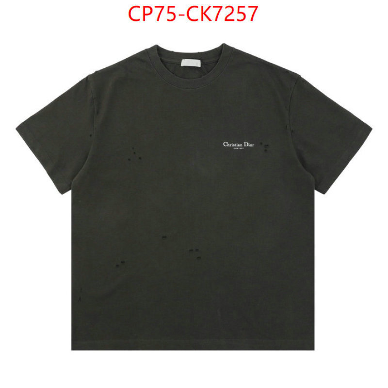Clothing-Dior replica 1:1 high quality ID: CK7257 $: 75USD