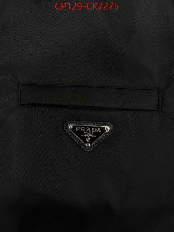 Clothing-Prada what best designer replicas ID: CK7275 $: 129USD