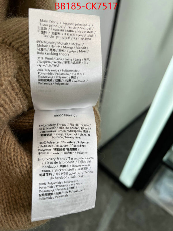 Clothing-Valentino knockoff highest quality ID: CK7517 $: 185USD