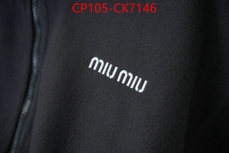 Clothing-MIU MIU buy ID: CK7146 $: 105USD