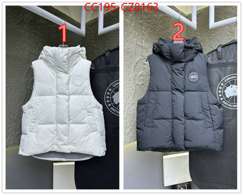 Down jacket Women-Canada Goose luxury cheap replica ID: CZ8163 $: 195USD