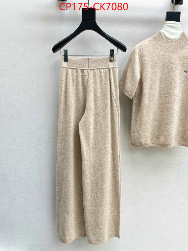 Clothing-MIU MIU 7 star replica ID: CK7080 $: 175USD