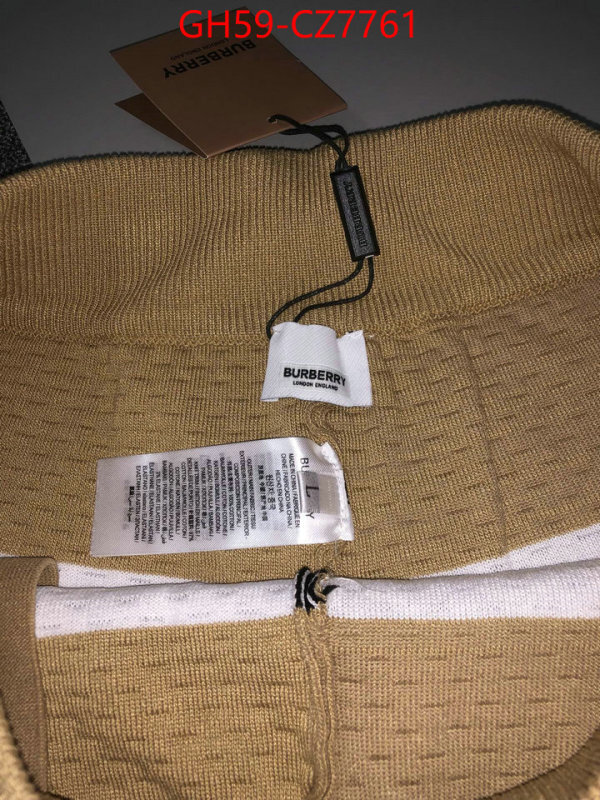 Clothing-Burberry top fake designer ID: CZ7761 $: 59USD