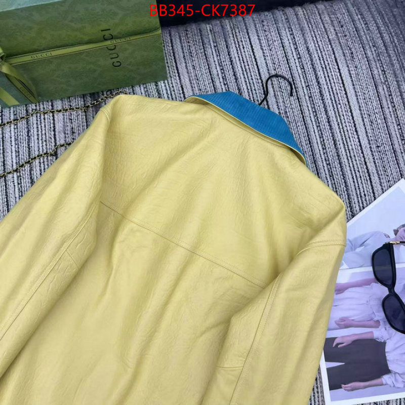 Clothing-Gucci buying replica ID: CK7387 $: 345USD