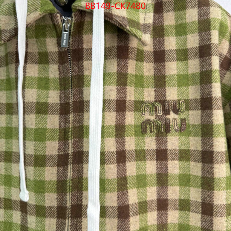 Clothing-MIU MIU the best quality replica ID: CK7480 $: 149USD