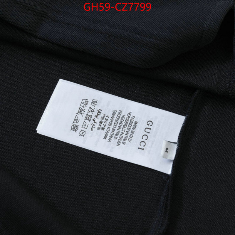 Clothing-Gucci best replica new style ID: CZ7799 $: 59USD