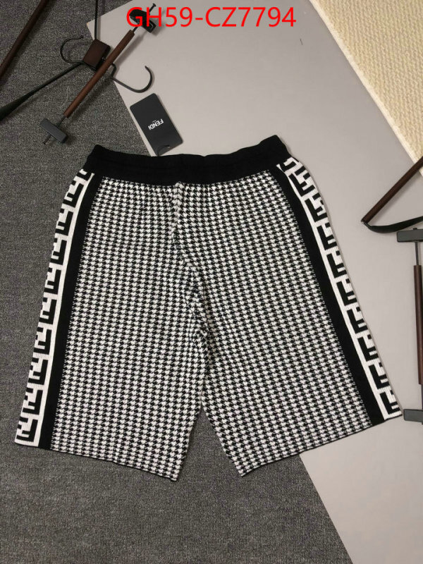 Clothing-Fendi where can i buy the best 1:1 original ID: CZ7794 $: 59USD