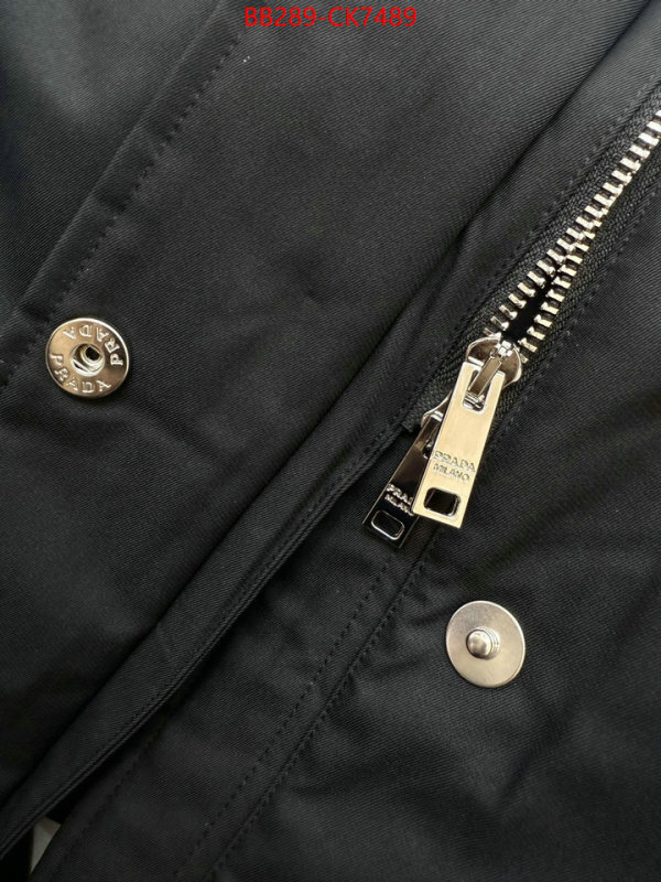 Down jacket Women-Prada the highest quality fake ID: CK7489 $: 289USD