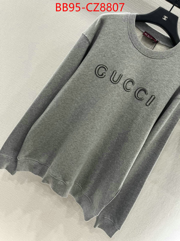 Clothing-Gucci what is a counter quality ID: CZ8807 $: 95USD