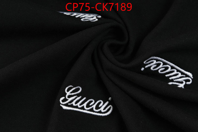 Clothing-Gucci wholesale sale ID: CK7189 $: 75USD