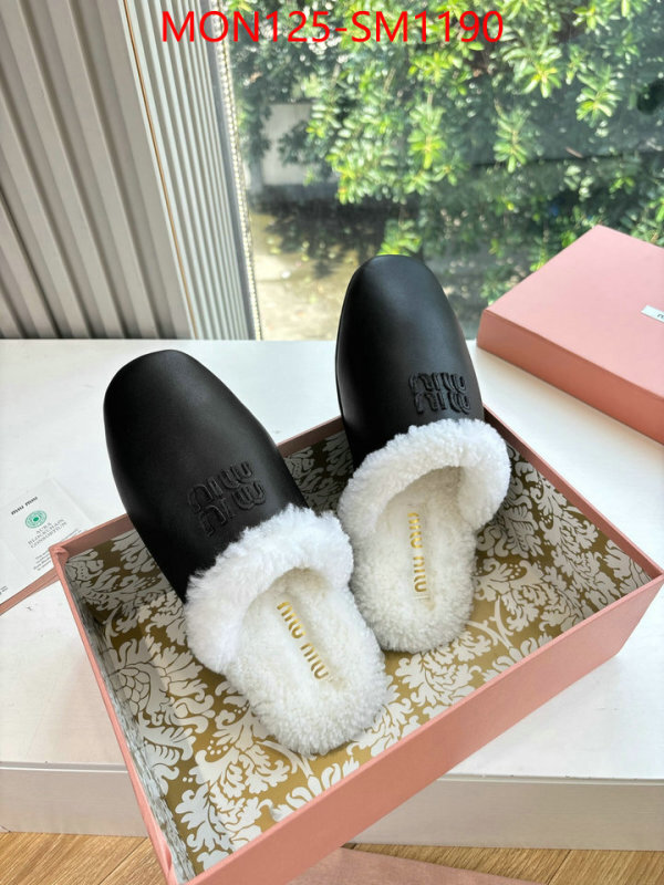 Women Shoes-Miu Miu best quality replica ID: SM1190 $: 125USD