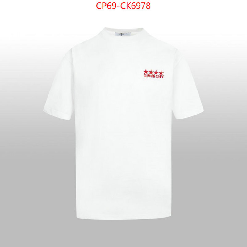 Clothing-Givenchy where quality designer replica ID: CK6978 $: 69USD