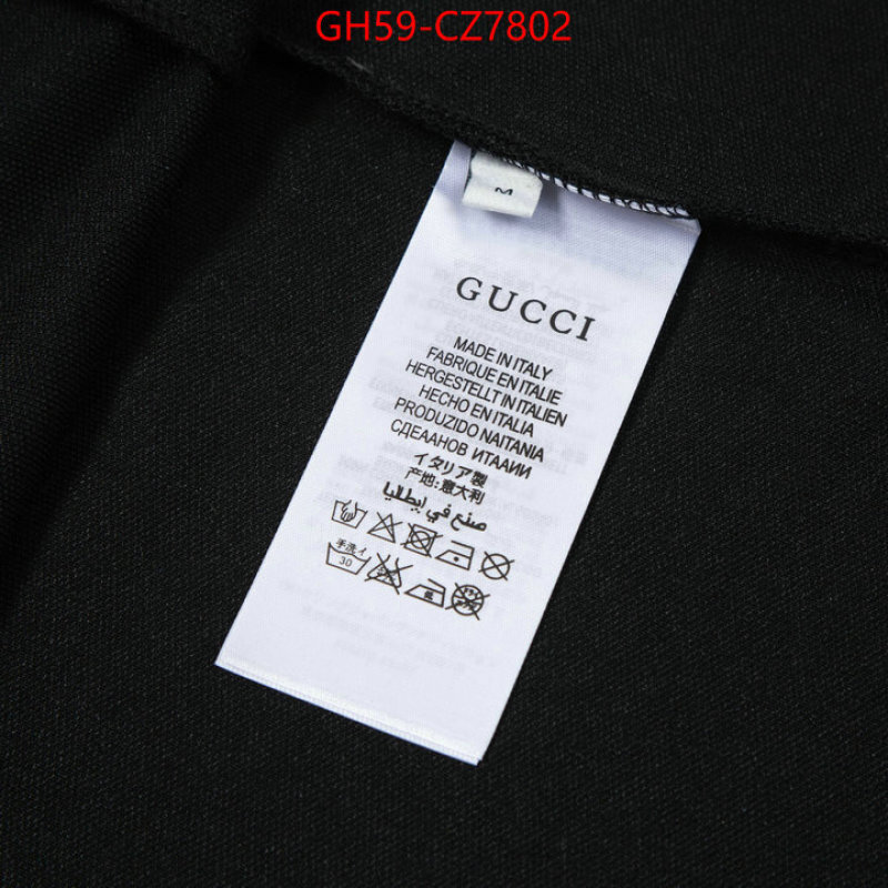 Clothing-Gucci sell high quality ID: CZ7802 $: 59USD
