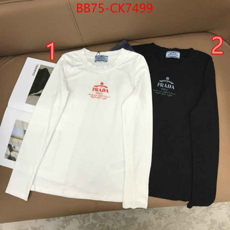 Clothing-Prada customize the best replica ID: CK7499 $: 75USD