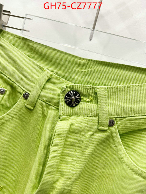 Clothing-Chrome Hearts from china ID: CZ7777 $: 75USD