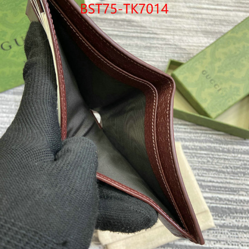 Gucci Bags(TOP)-Wallet- 2024 replica wholesale cheap sales online ID: TK7014 $: 75USD,