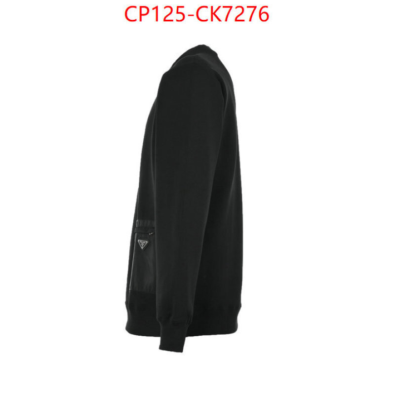 Clothing-Prada designer replica ID: CK7276 $: 125USD