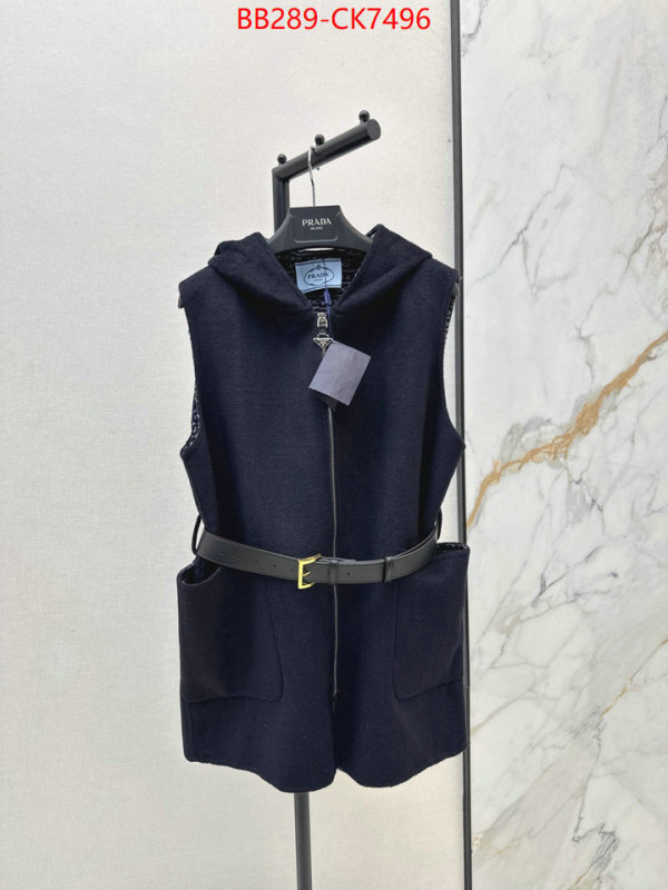Clothing-Prada perfect quality ID: CK7496 $: 289USD