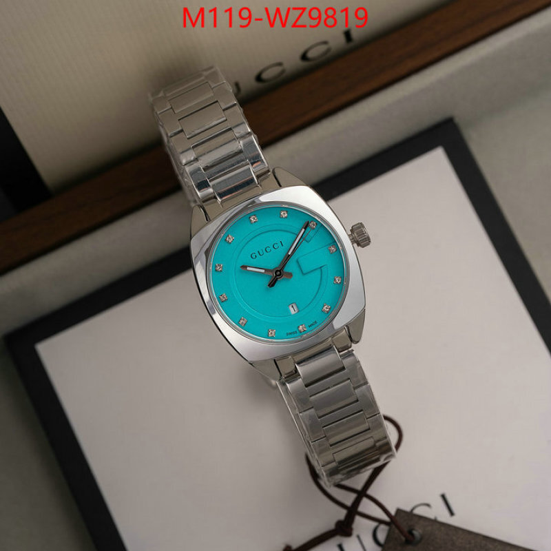 Watch(4A)-Gucci aaaaa+ replica designer ID: WZ9819 $: 119USD