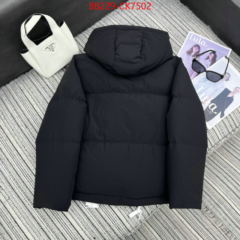 Down jacket Women-Prada buy replica ID: CK7502 $: 229USD