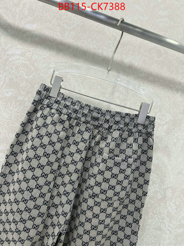 Clothing-Gucci replica wholesale ID: CK7388 $: 115USD