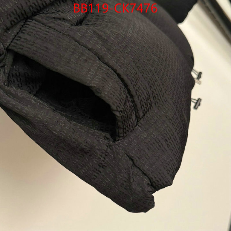Down jacket Women-Miu Miu high quality replica designer ID: CK7476 $: 119USD