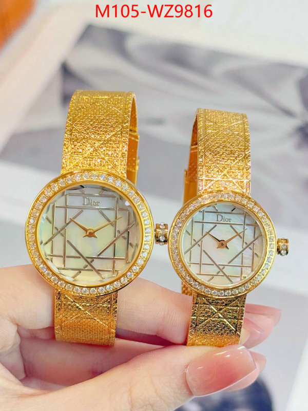 Watch(4A)-Dior buy 1:1 ID: WZ9816 $: 105USD