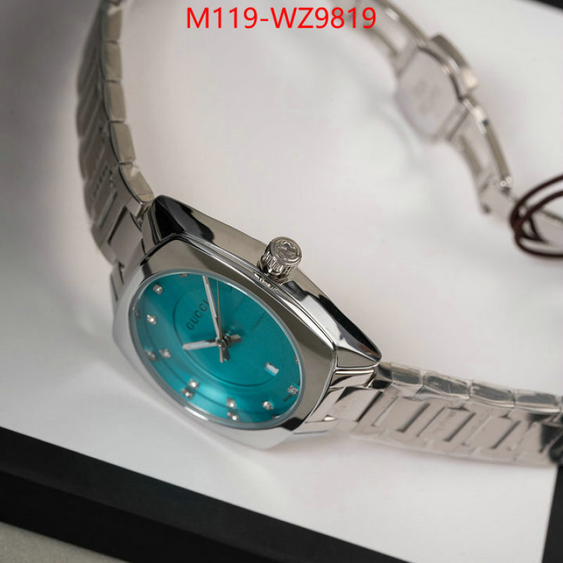 Watch(4A)-Gucci aaaaa+ replica designer ID: WZ9819 $: 119USD