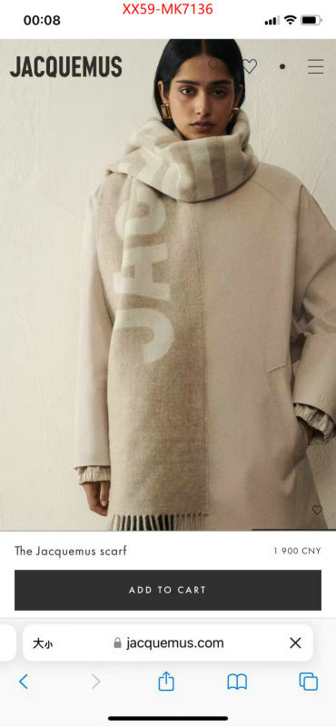 Scarf-Jacquemus what is top quality replica ID: MK7136 $: 59USD