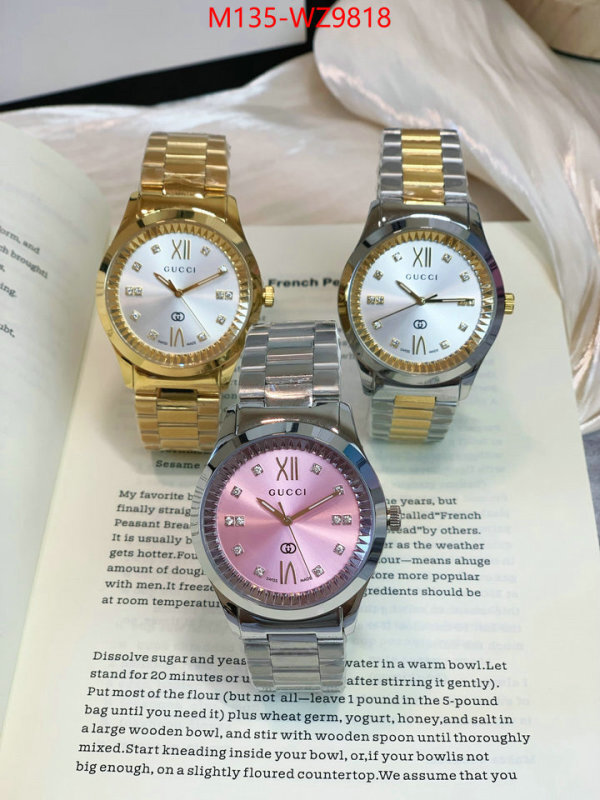 Watch(4A)-Gucci 1:1 ID: WZ9818 $: 135USD