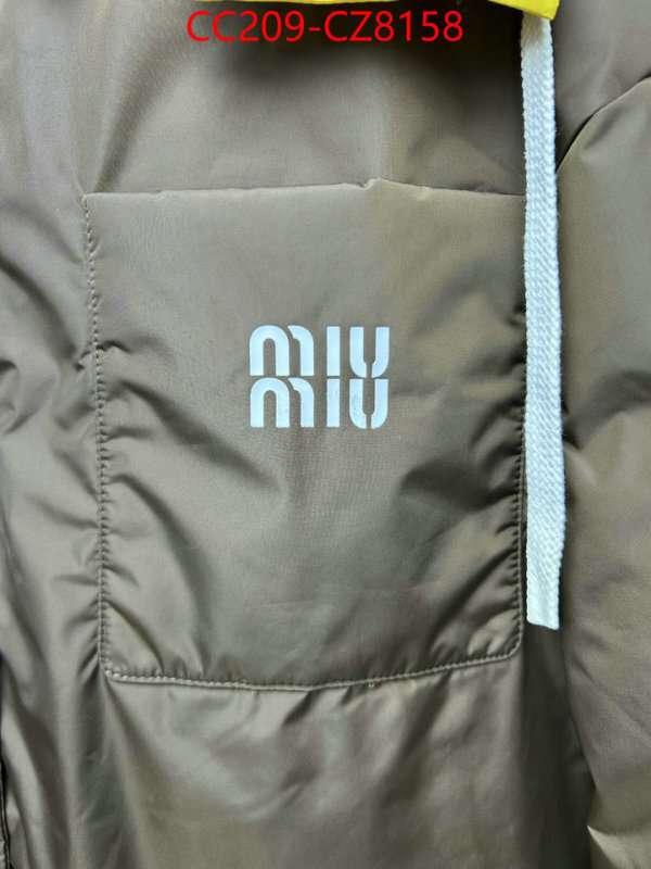 Down jacket Women-Miu Miu what are the best replica ID: CZ8158 $: 209USD